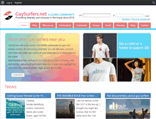 Tablet Screenshot of gaysurfers.net